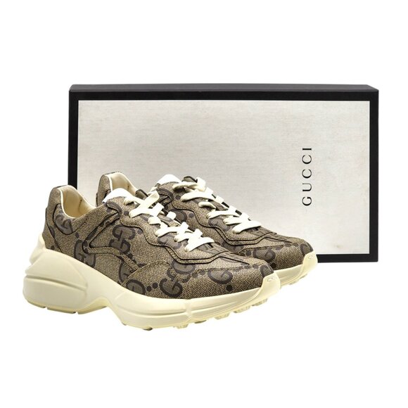 Gucci GG Supreme Canvas Men's 100 Rhyton Sneaker